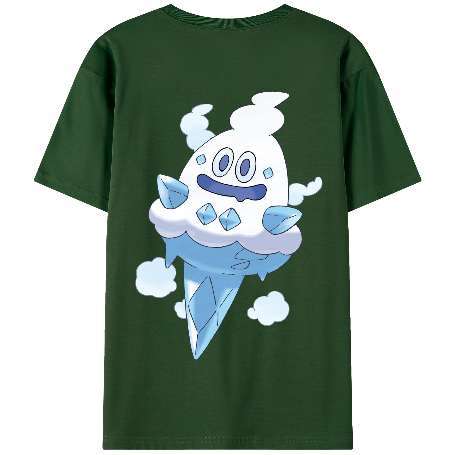 （画像用） ポケットモンスター Pokémon 綿100％半袖Tシャツ（背面プリント）